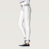 Leggings Personnalisez votre logo Entreprise Rectangle ici (Gauche)