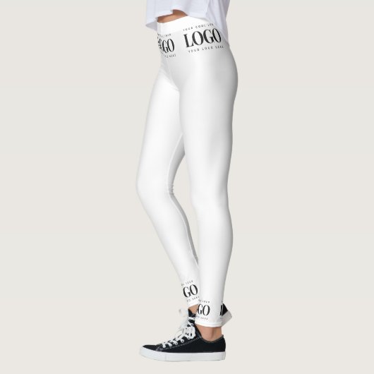 Leggings Personnalisez votre logo Entreprise Rectangle ici (Gauche)