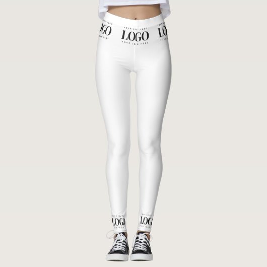 Leggings Personnalisez votre logo Entreprise Rectangle ici (Devant)
