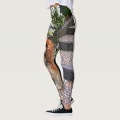 Leggings Pétales cavaliers du Roi Charles White de Blenheim (Gauche)