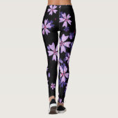 Leggings Pétales de fleurs Abstraites (Dos)