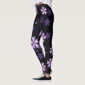 Leggings Pétales de fleurs Abstraites (Gauche)