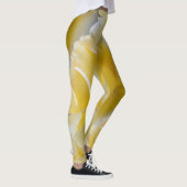 Leggings Pétales de rose jaune (Droite)