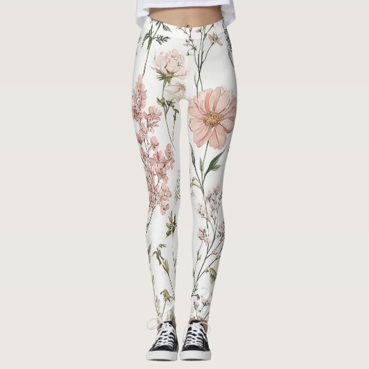 Leggings Pétales Sérènes (Devant)