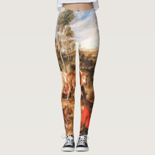 Leggings Peter Paul Rubens Milkmaips avec du bétail sur une