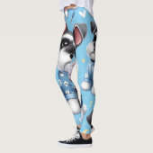 Leggings Petit Chien De Schnauzer Motif Animal (Gauche)