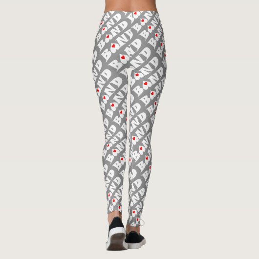 Leggings Petit coeur de bande (Dos)