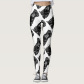 Leggings Petit Labrador Chien noir Chien Chien Chien Chien  (Devant)