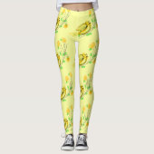 Leggings Petit oiseau jaune (Devant)