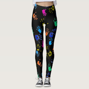 Leggings Petit Palmier Coloré ! Cette Sensation Joyeuse !