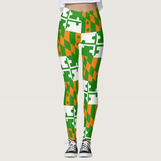 Leggings Petit pantalon de yoga de guêtres de drapeau du (Devant)