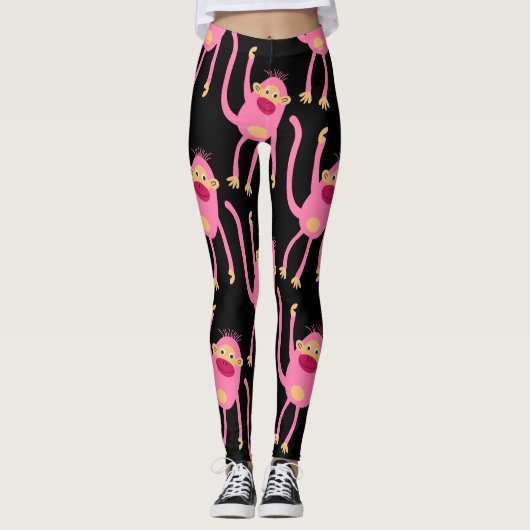 Leggings Petit Singe mignon (Devant)