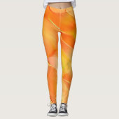Leggings Petit taillé dans le jaune et beaucoup d'orange (Devant)