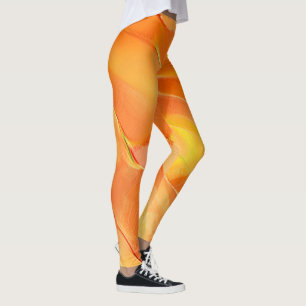 Leggings Petit taillé dans le jaune et beaucoup d'orange
