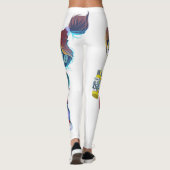 Leggings Petite fille de Dia de Los Muertos (Dos)