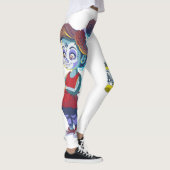 Leggings Petite fille de Dia de Los Muertos (Droite)