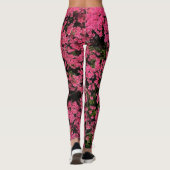 Leggings Petite fille Motif photo d'arbre rose (Dos)
