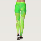 Leggings Petite sculptée en vert vif vieilli (Dos)