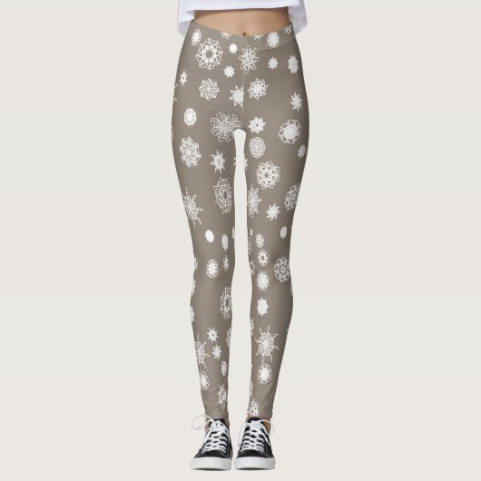 Leggings petites étoiles mignonnes mandala multi patterne g (Devant)