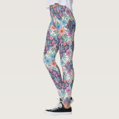 Leggings Petites fleurs bleues (Gauche)