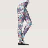 Leggings Petites fleurs bleues (Droite)