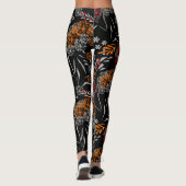 Leggings Petites fleurs mignonnes sans couture motif floral (Dos)