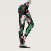 Leggings petites fleurs roses (Droite)