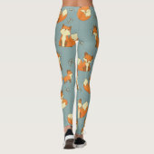 Leggings Petites guêtres mignonnes de motif de Fox (Dos)