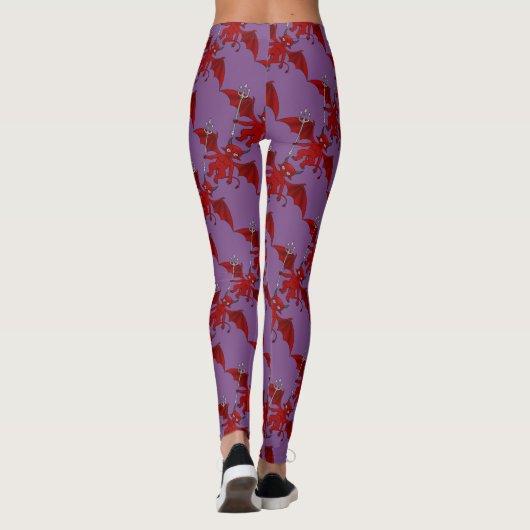 Leggings Petits diables rouges Thunder_Cove (Dos)