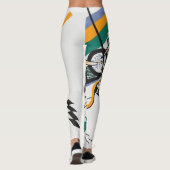 Leggings Petits Mondes IV, Abstraits, Wassily Kandinsky (Dos)