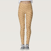Leggings Petits Motif Pretzels - Snacks Crunchy n'importe q (Devant)