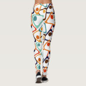 Leggings Petits triangles les années 70 (Dos)