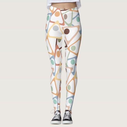 Leggings Petits Triangles Pastel (Devant)
