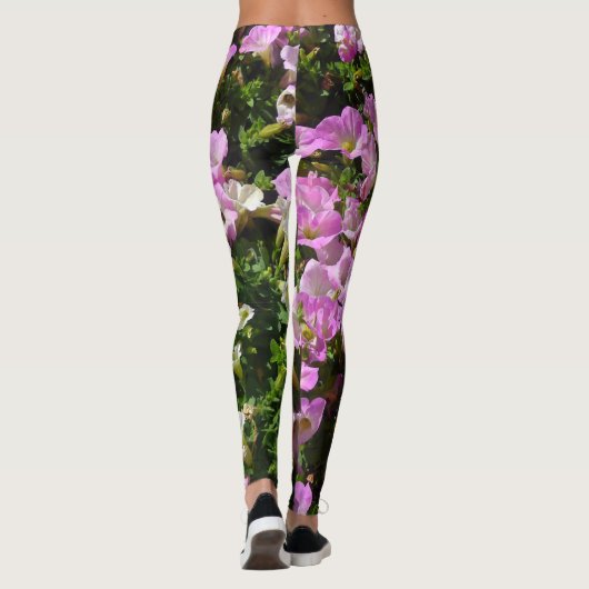 Leggings pétunia roses (Dos)