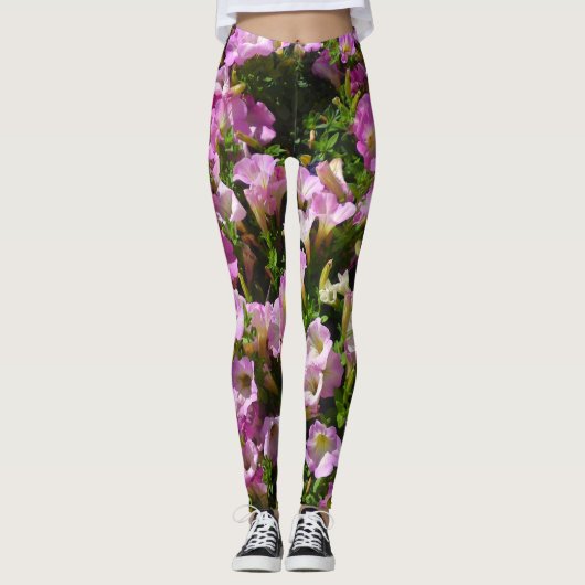 Leggings pétunia roses (Devant)