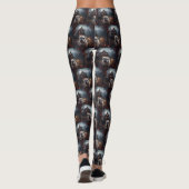 Leggings Peur d'Halloween Bulldog (Dos)