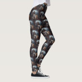 Leggings Peur d'Halloween Bulldog (Droite)