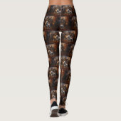 Leggings Peur Halloween caniche (Dos)