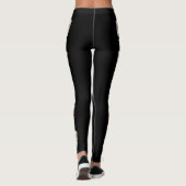 Leggings Phalène Chiens Rouges et Blancs Mignons Pour Amate (Dos)