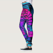 Leggings Pharaon Synthwave (Gauche)