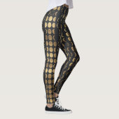 Leggings Phases de la Lune Dorée – Alchimie Céleste (Droite)