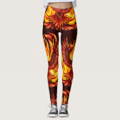 Leggings Phoenix mythologique immortelle Créature (Devant)