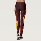 Leggings Phoenix mythologique immortelle Créature (Dos)