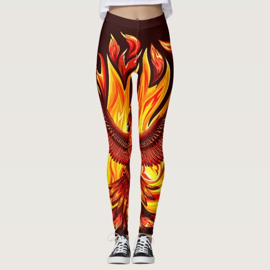 Leggings Phoenix mythologique immortelle Créature (Devant)