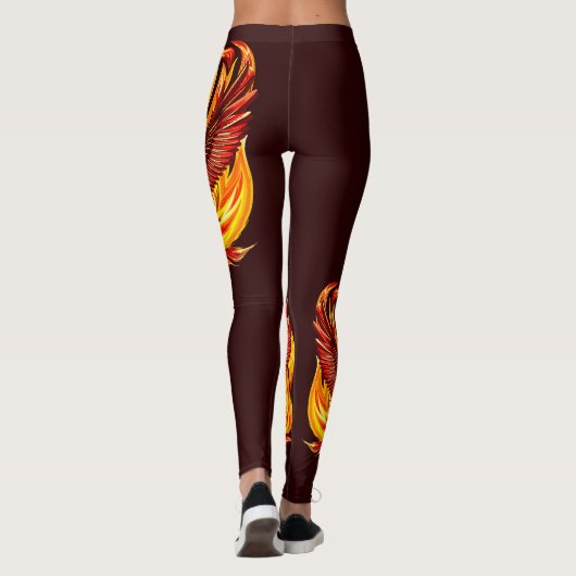 Leggings Phoenix mythologique immortelle Créature (Dos)