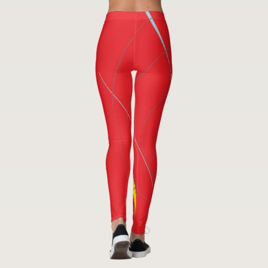 Leggings Phoenix rouge (Dos)