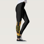 Leggings Phoenix se levant des guêtres de jambe de flammes (Droite)