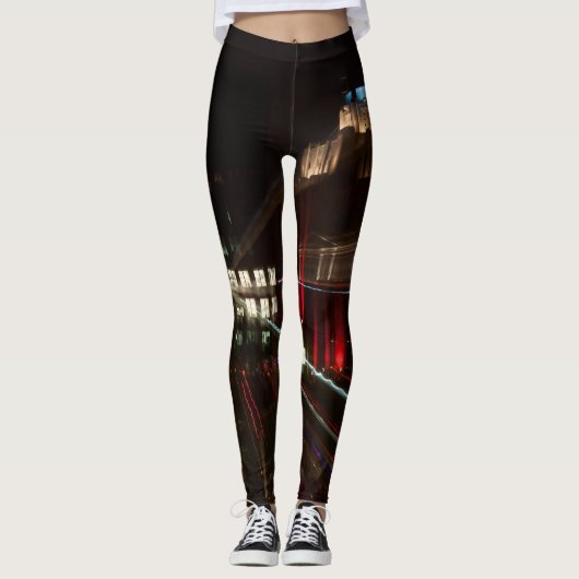 Leggings photo abstraite, building (Devant)