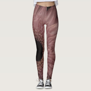 Leggings Photo Florale unique Belle Fleur rose clair