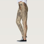 LEGGINGS PHOTO MOTIF DU GRAIN DE BOIS LEGINGS (Gauche)